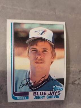 5/$15 Topps Blue Jays Jerry Garvin Autographed Baseball Card